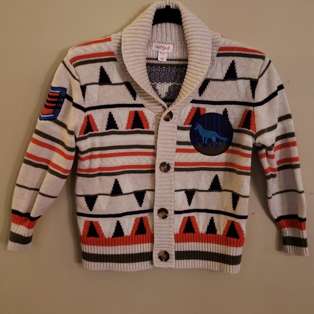 Boys Cardigan Sweater